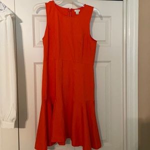 J. Crew factory poppy flared dress